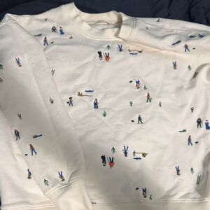 Madewell Embroidered Crewneck Sweater